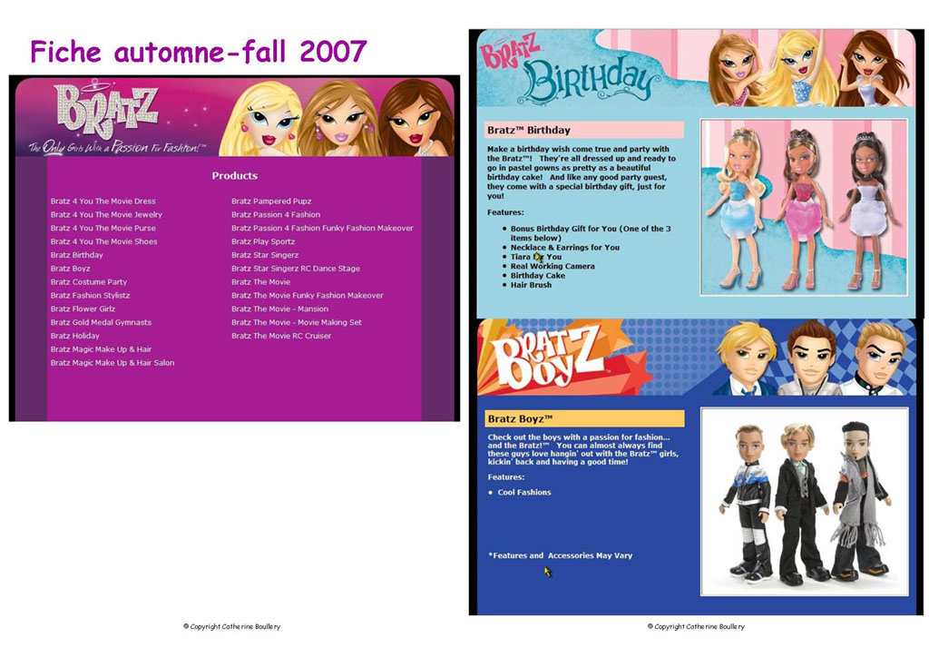 Bratz Catalogues